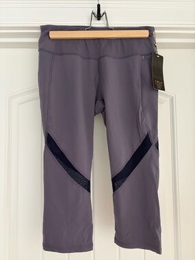 CALIA by Carrie Underwood Lavender Mid-Rise Cropped Leggings